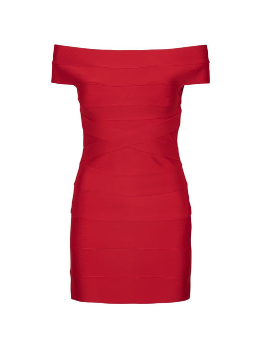 Off-shoulder mini dress 1169202240  ROTATE 