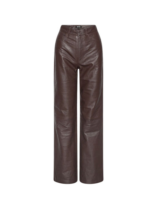 Straight Leather Pants 1170121667  ROTATE 