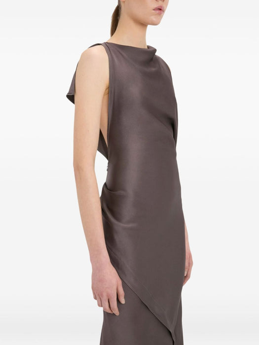 Kyra Asymmetric Midi Dress 1326WDR007612A 9889 VICTORIA BECKHAM 