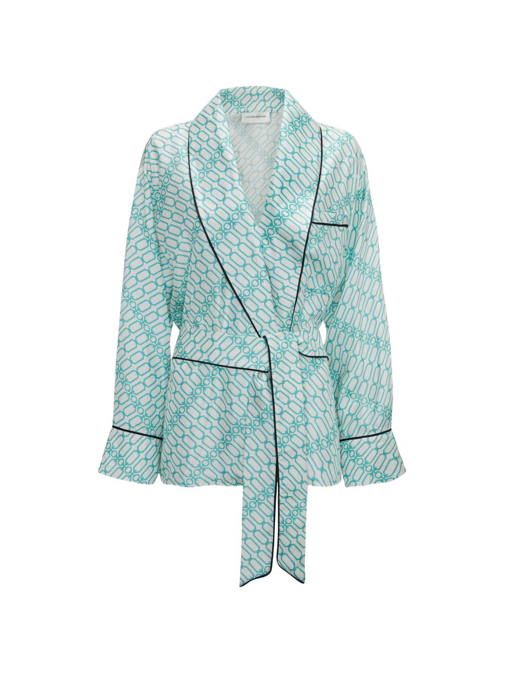 Alba Portofino-print belted jacket 1326WSH006839E PORTOFINO VICTORIA BECKHAM 