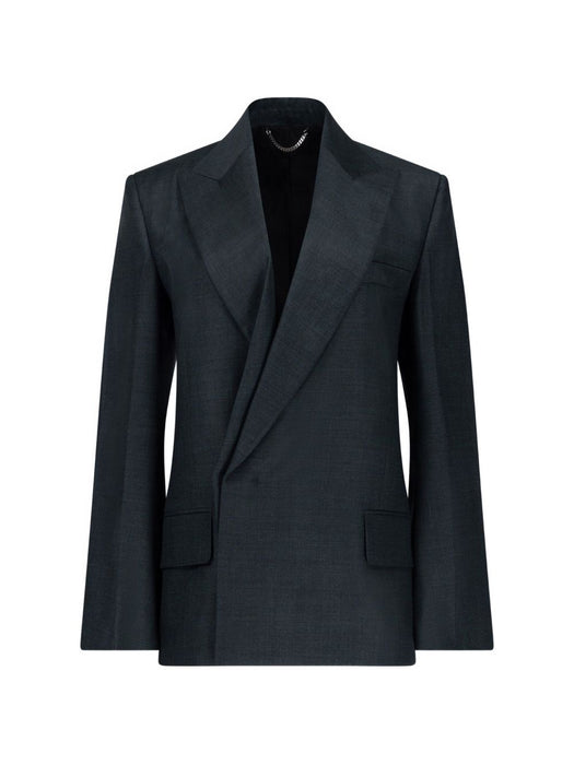 Olie peak-lapel blazer 1426WJK007911A 9990 VICTORIA BECKHAM 