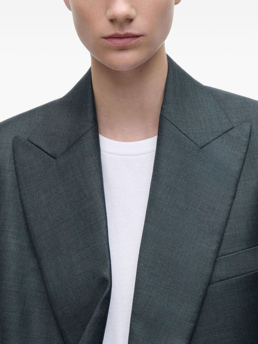 Olie peak-lapel blazer 1426WJK007911A 9990 VICTORIA BECKHAM 