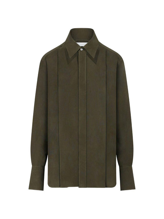 Cut-out silk shirt 1426WSH007707A 9990 VICTORIA BECKHAM 
