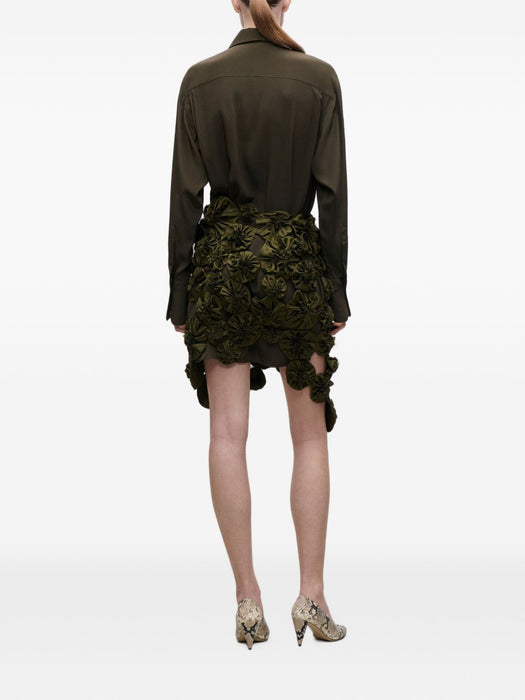 Cut-out silk shirt 1426WSH007707A 9990 VICTORIA BECKHAM 