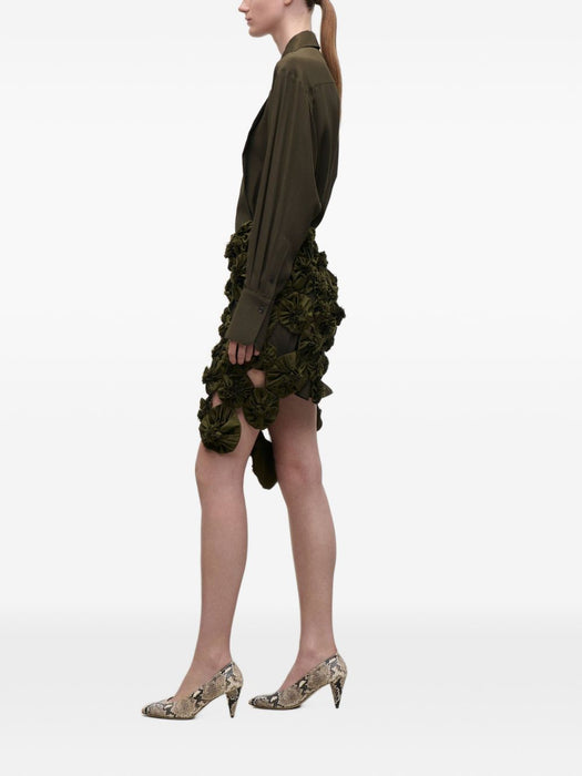 Cut-out silk shirt 1426WSH007707A 9990 VICTORIA BECKHAM 