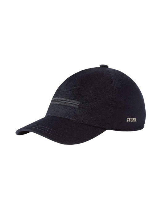 Navy Blue Oasi Cashmere Baseball Cap E7I09H B8DBL1 ZEGNA 