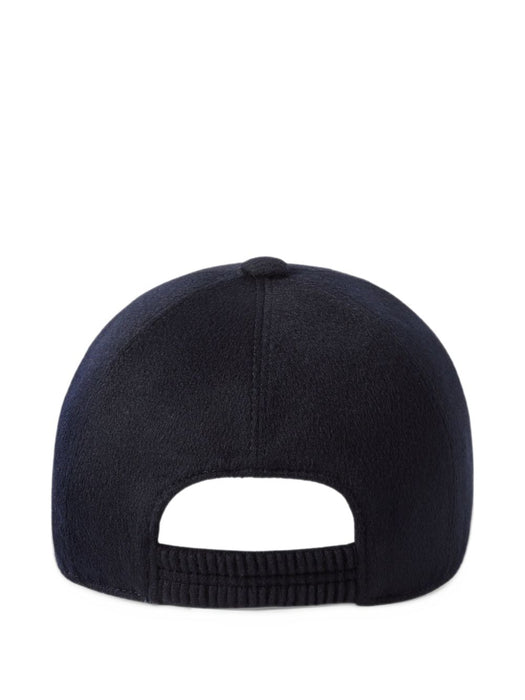 Navy Blue Oasi Cashmere Baseball Cap E7I09H B8DBL1 ZEGNA 