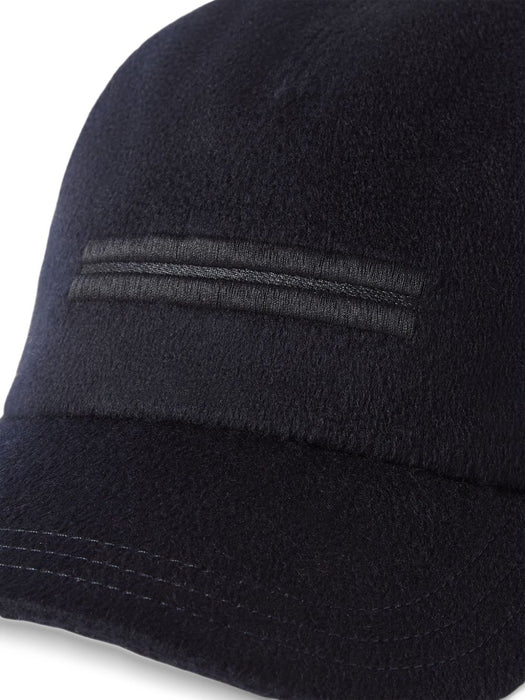 Navy Blue Oasi Cashmere Baseball Cap E7I09H B8DBL1 ZEGNA 
