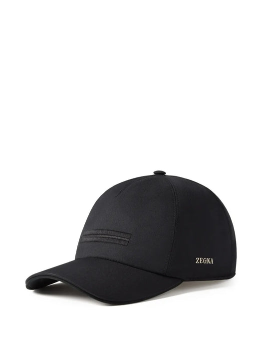 black microfiber Motorin baseball cap E8I07HA4 B2ABK1 ZEGNA 