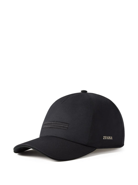 black microfiber Motorin baseball cap E8I07HA4 B2ABK1 ZEGNA 