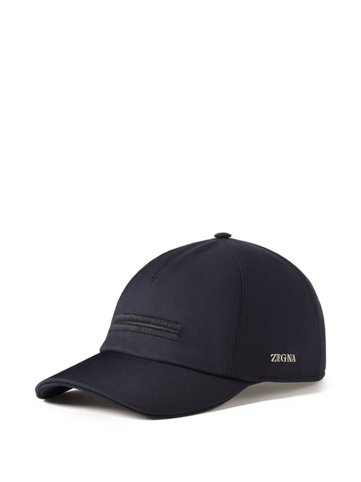 navy blue microfiber Motorin baseball cap E8I07HA4 B2ABL1 ZEGNA 