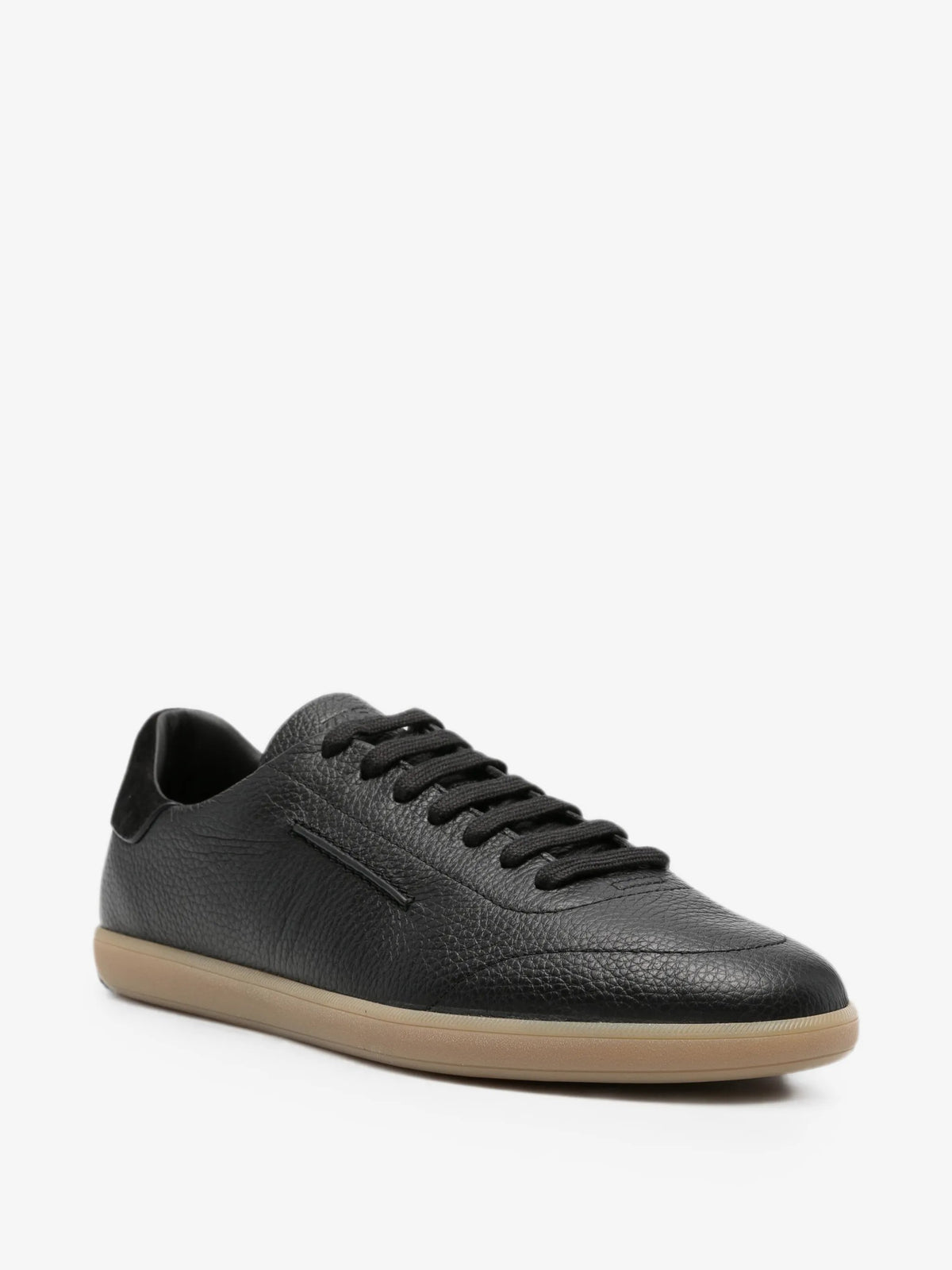Grained-leather sneakers LHCVN-S8219Z NER ZEGNA 