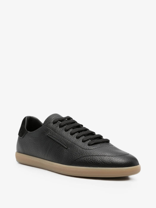 Grained-leather sneakers LHCVN-S8219Z NER ZEGNA 