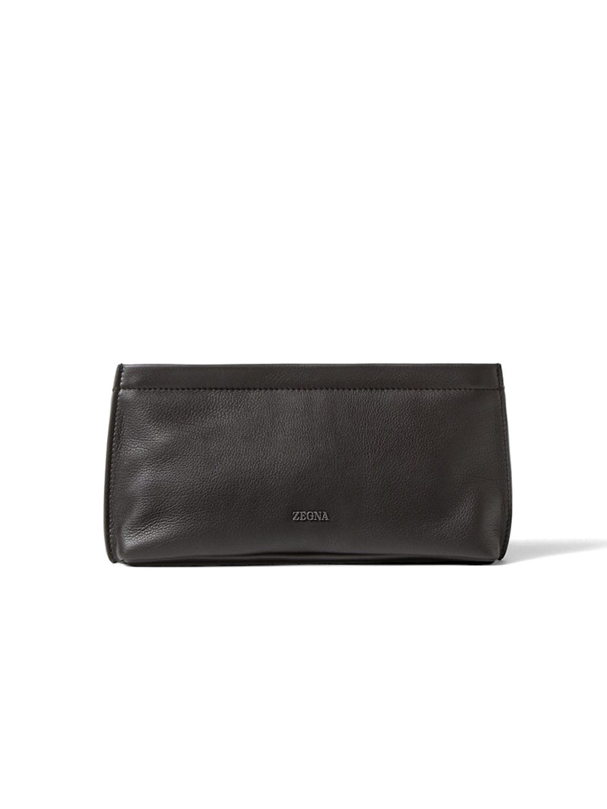 Dark Brown SECONDSKIN Pouch LHOTO-E2131Z AMO ZEGNA 
