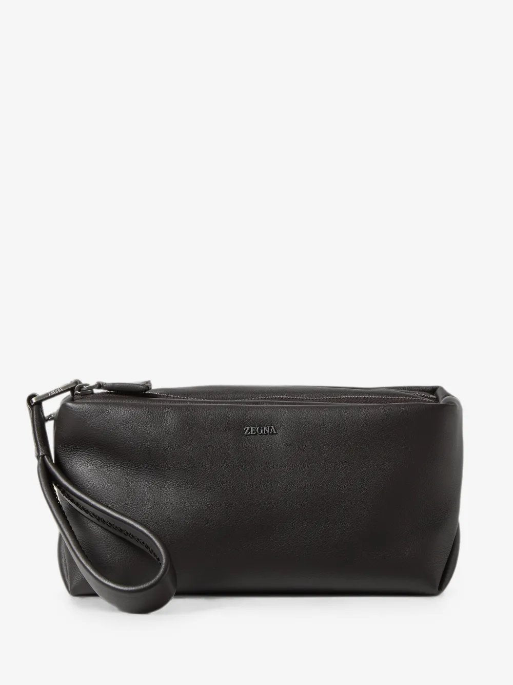Dark Brown SECONDSKIN Softy Pouch LHOTO-E2132Z AMO ZEGNA 
