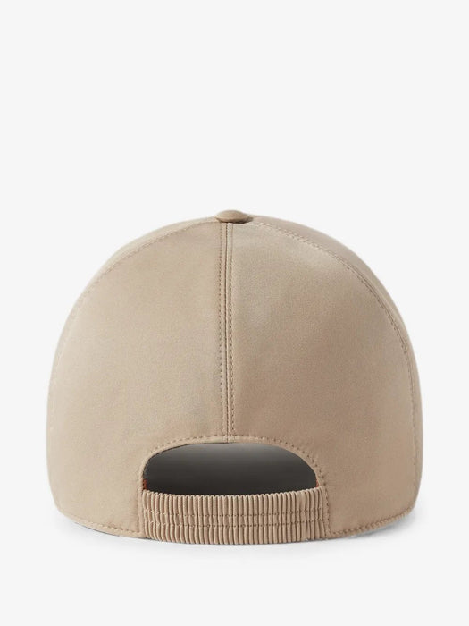 Light taupe microfiber Motorin baseball cap Z4I07HA4 B2ABE1 ZEGNA 