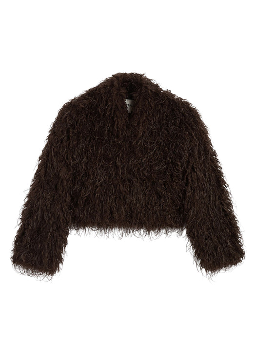 Ginette Mongolian Jacket F6JC493DPBN DPBN APPARIS 