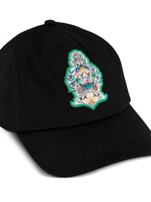 Hotel Emblem baseball cap A-PF26-HAT-002-03  CASABLANCA 