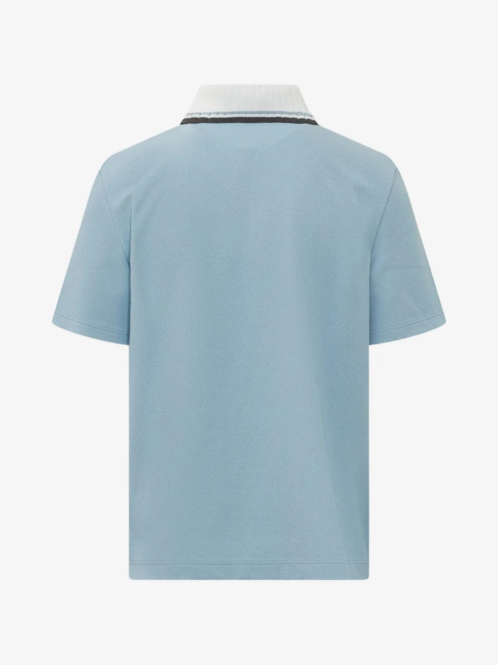 Pique quarter zip short sleeve polo shirt M-PF26-JTP-543-01  CASABLANCA 
