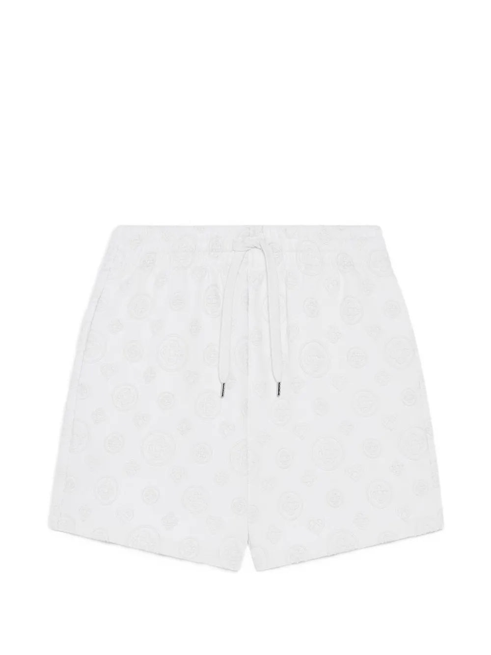 Monogram-embroidered cotton shorts M-PF26-JTR-003-04  CASABLANCA 