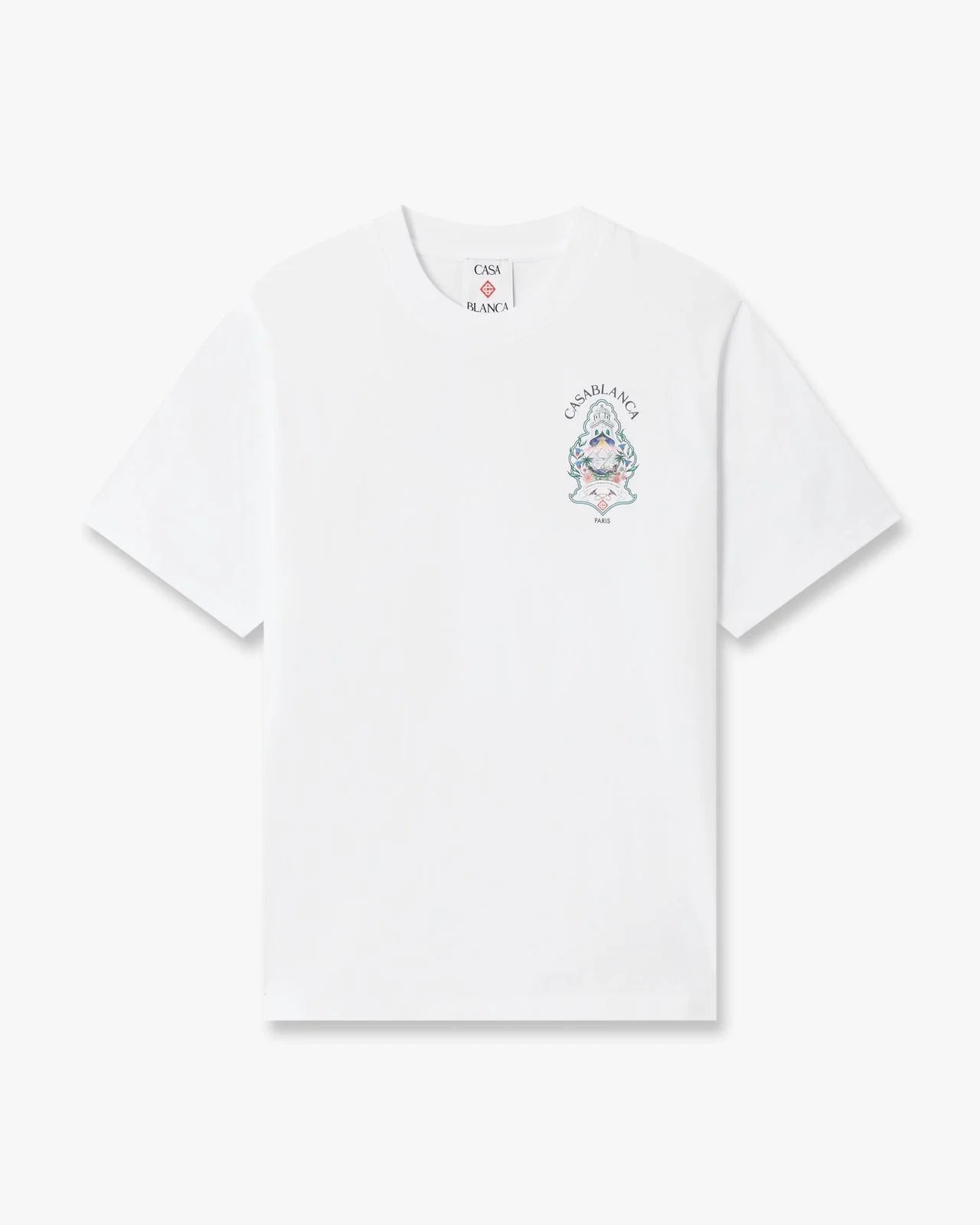 Hotel Emblem Short Sleeve T-Shirt M-PF26-JTS-001-01  CASABLANCA 