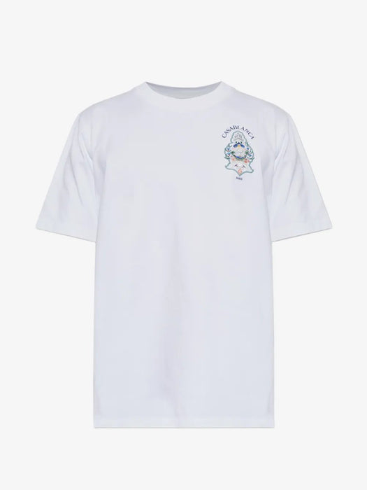 Hotel Emblem Short Sleeve T-Shirt M-PF26-JTS-001-01  CASABLANCA 