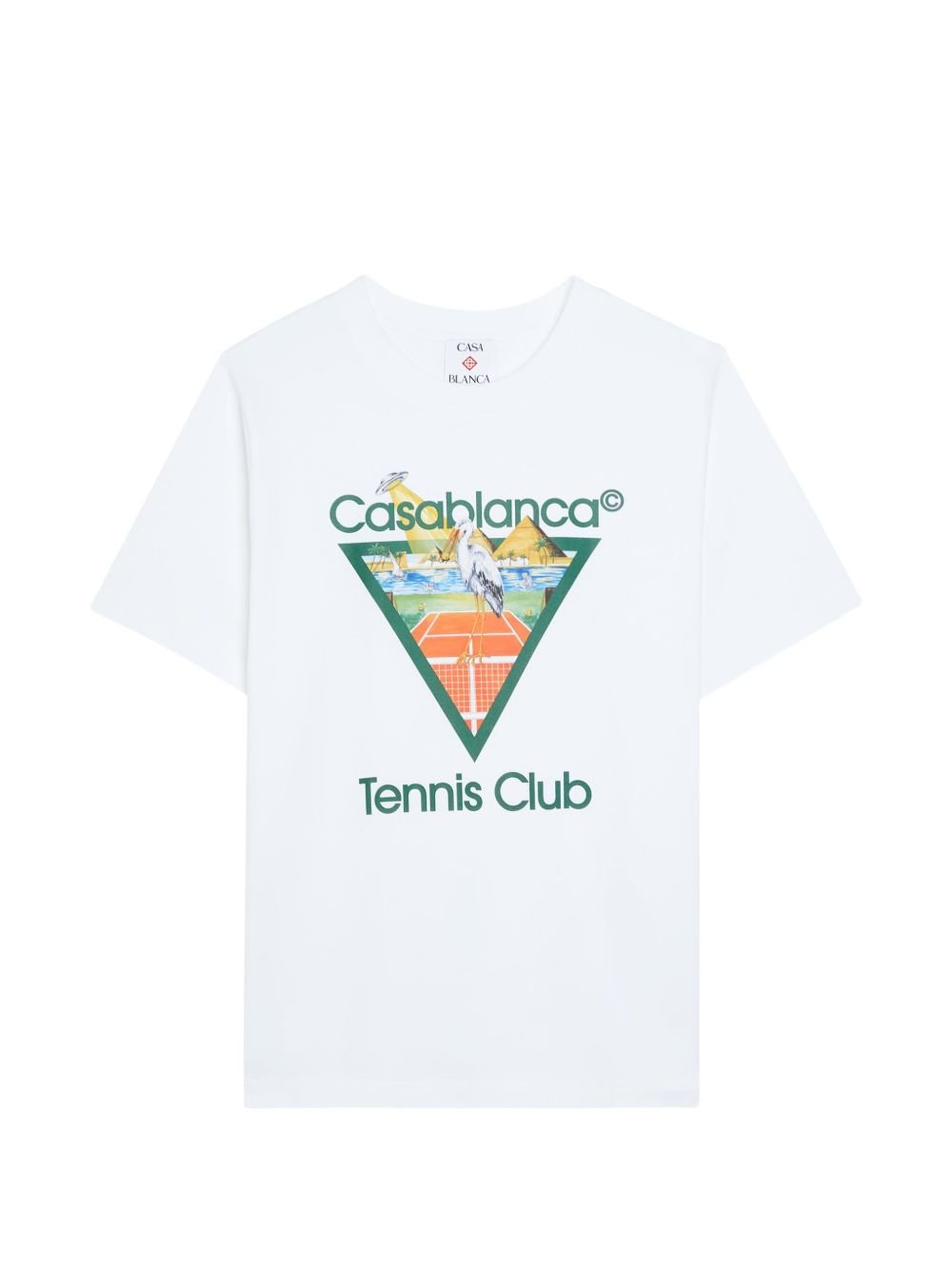 Tennis Club Icon Pyramid T-Shirt M-PF26-JTS-001-03  CASABLANCA 
