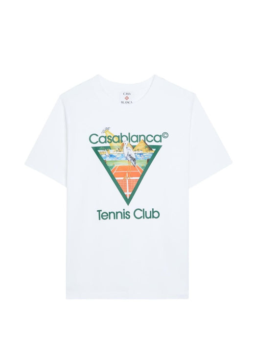 Tennis Club Icon Pyramid T-Shirt M-PF26-JTS-001-03  CASABLANCA 