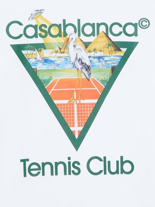 Tennis Club Icon Pyramid T-Shirt M-PF26-JTS-001-03  CASABLANCA 