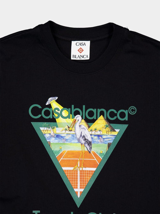 Tennis Club Pyramid T-Shirt M-PF26-JTS-001-19  CASABLANCA 