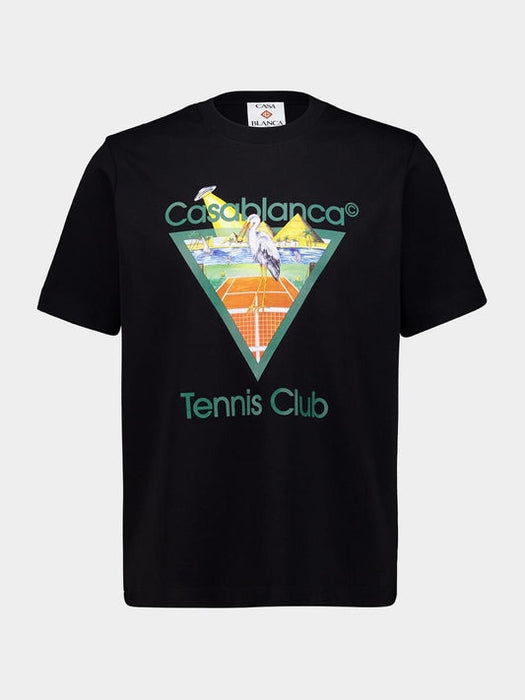 Tennis Club Pyramid T-Shirt M-PF26-JTS-001-19  CASABLANCA 