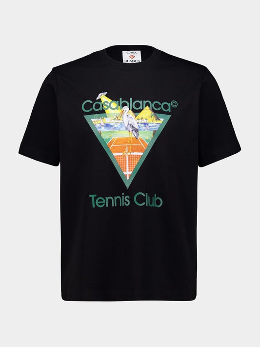 Tennis Club Pyramid T-Shirt M-PF26-JTS-001-19  CASABLANCA 