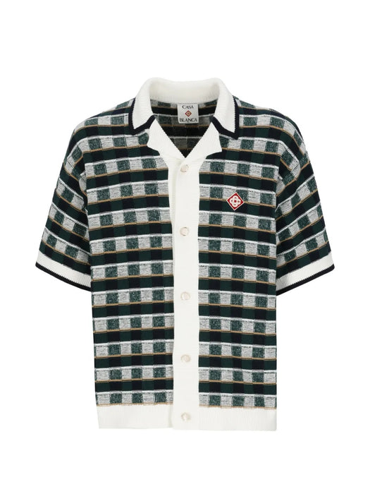 Check-pattern short-sleeve shirt M-PF26-KW-1425-01  CASABLANCA 
