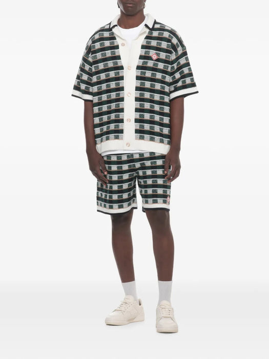Check-pattern short-sleeve shirt M-PF26-KW-1425-01  CASABLANCA 
