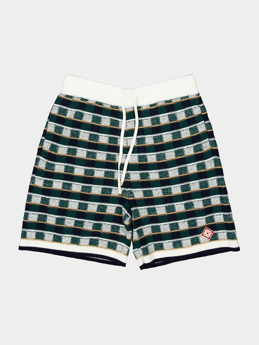Crochet Mosaic Shorts M-PF26-KW-1426-01  CASABLANCA 