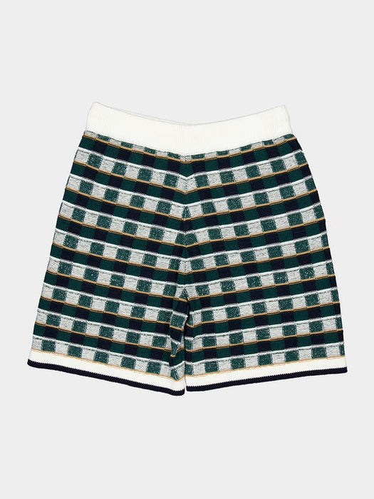 Crochet Mosaic Shorts M-PF26-KW-1426-01  CASABLANCA 