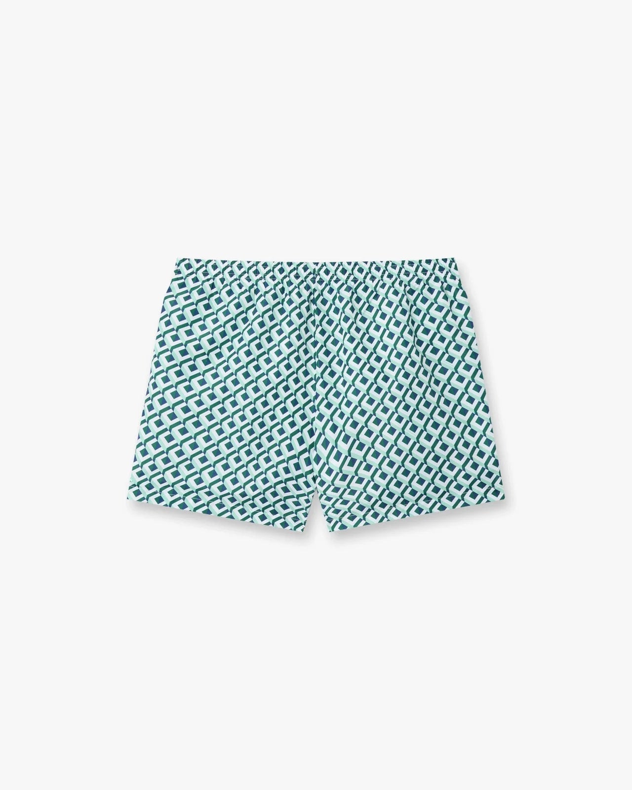 Green Cubist Monogram Printed Swim Shorts M-PF26-TR-032-02  CASABLANCA 