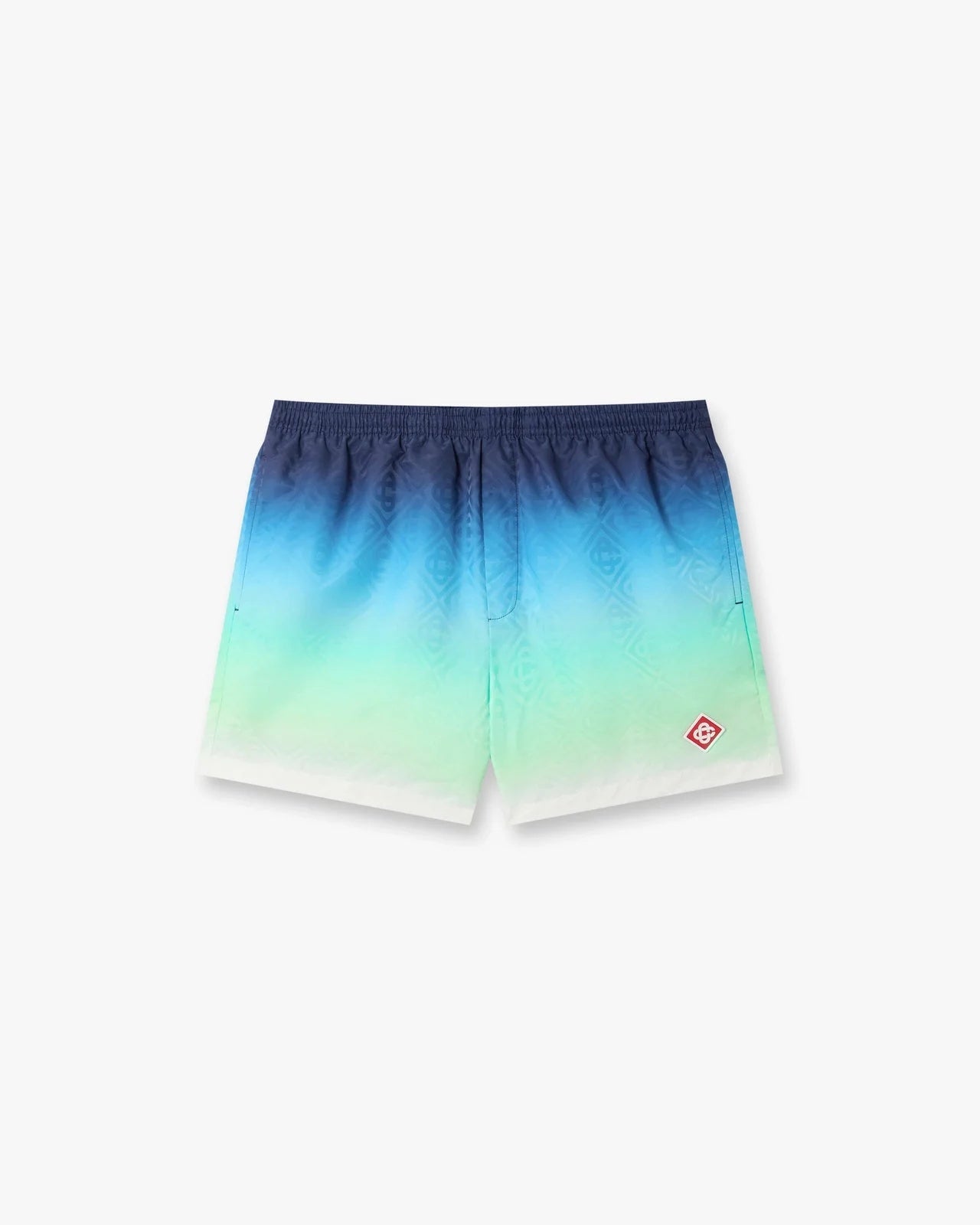 Blue & Green Gradient Jacquard Swim Shorts M-PF26-TR-224-01  CASABLANCA 