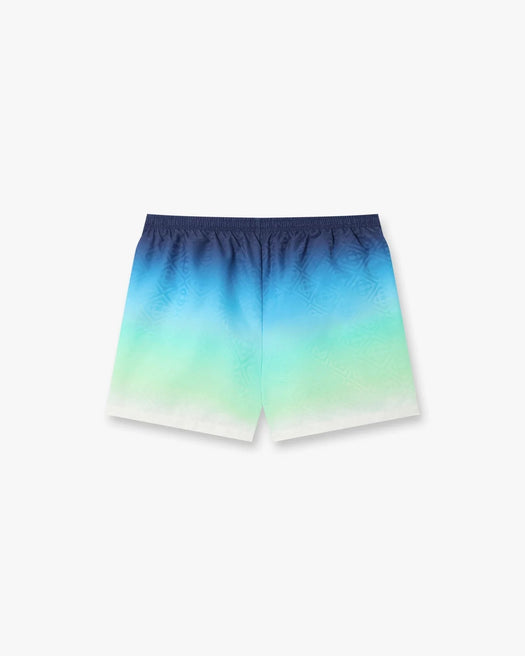 Blue & Green Gradient Jacquard Swim Shorts M-PF26-TR-224-01  CASABLANCA 