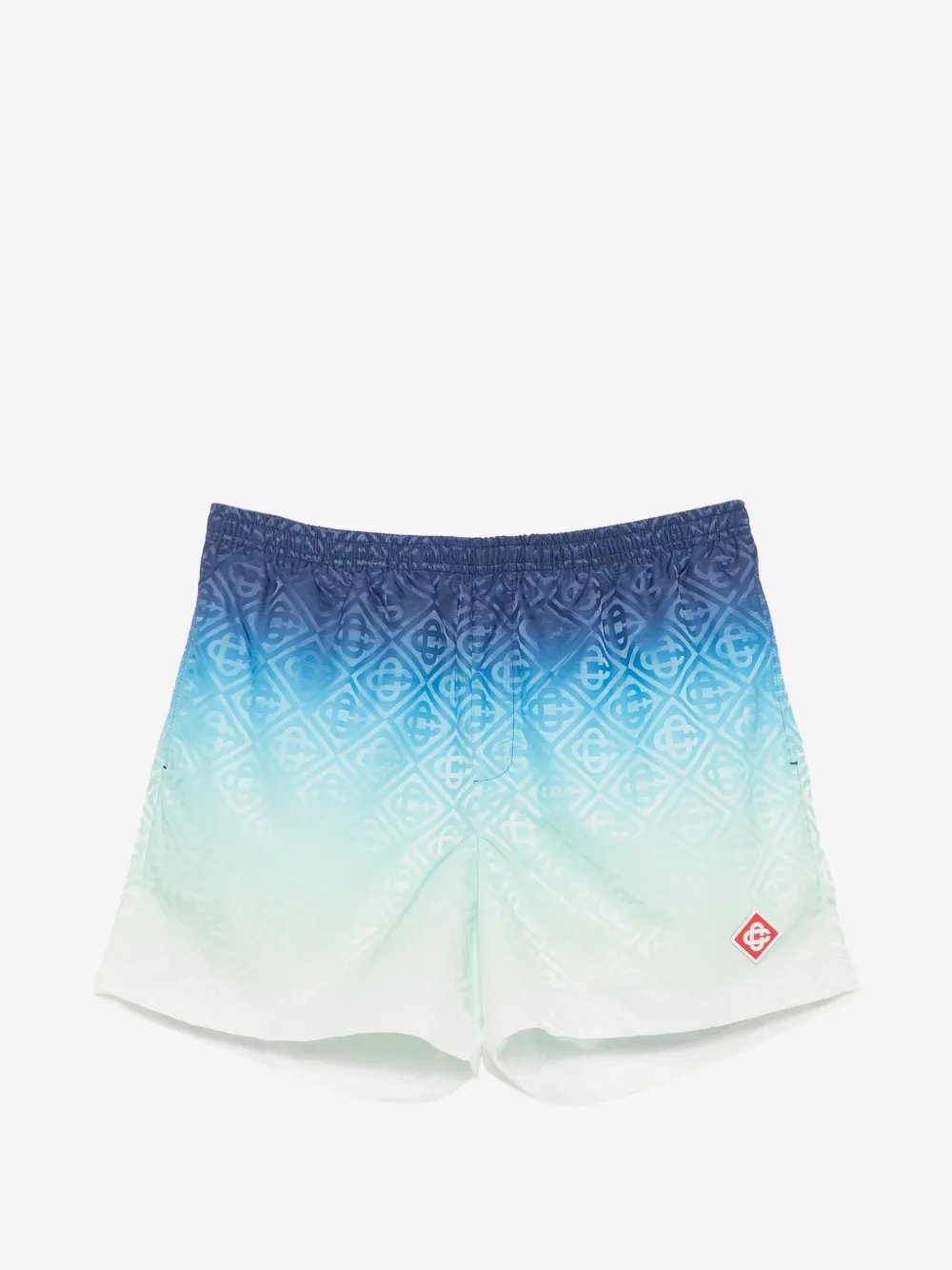 Blue & Green Gradient Jacquard Swim Shorts M-PF26-TR-224-01  CASABLANCA 