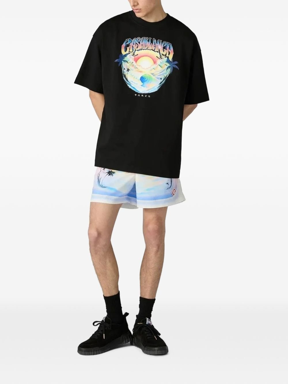 Multicolour Airspray Jacquard Swim Shorts M-PF26-TR-224-03  CASABLANCA 