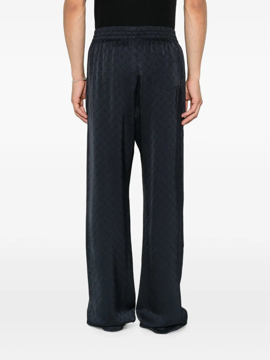 Monogram silk trousers M-PF26-TR-480-01  CASABLANCA 