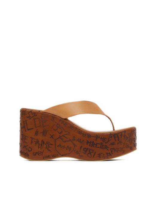 Maxime wedge slide CH26A20HLU 27T CHLOÉ 