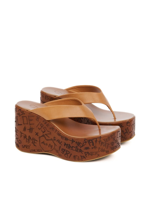 Maxime wedge slide CH26A20HLU 27T CHLOÉ 