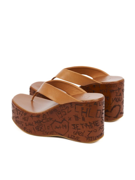 Maxime wedge slide CH26A20HLU 27T CHLOÉ 