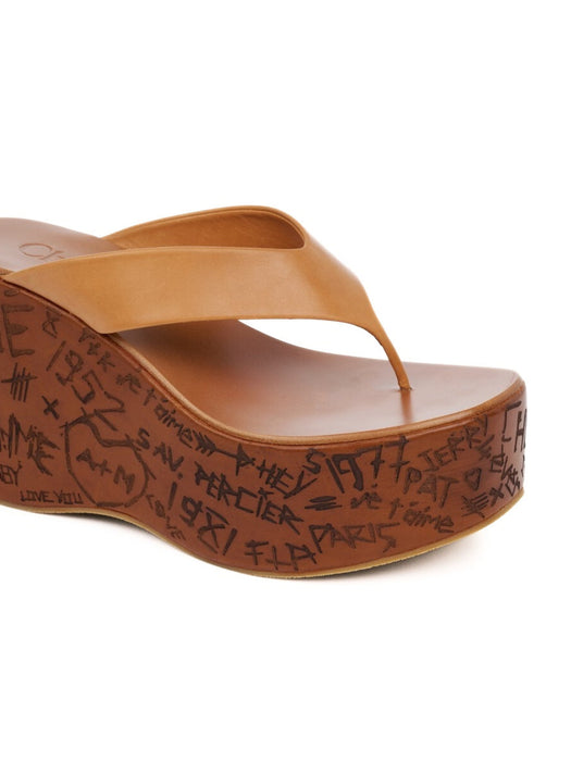 Maxime wedge slide CH26A20HLU 27T CHLOÉ 