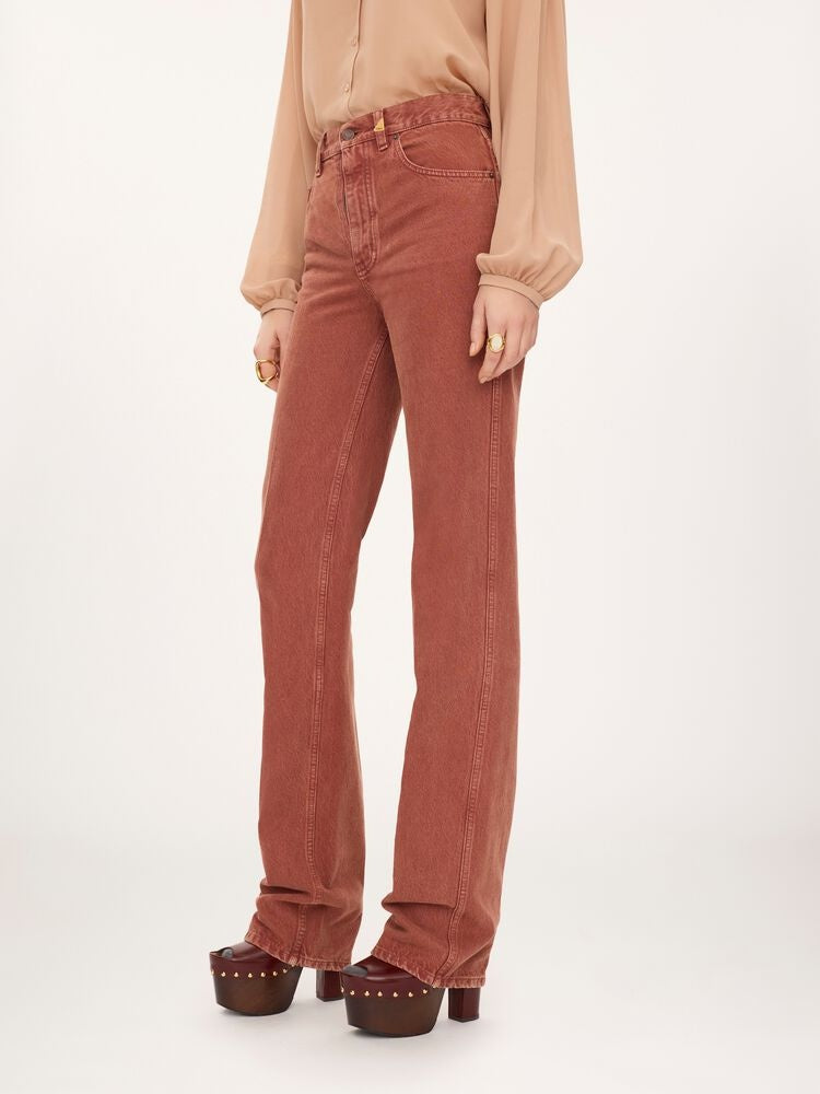 Straight jeans in denim CH26ADP11255 237 CHLOÉ 