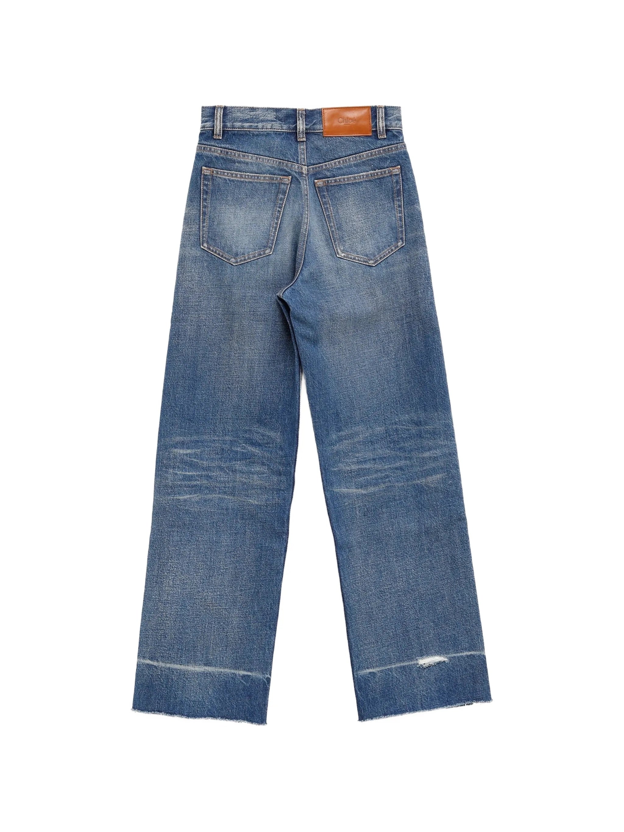 Faded frayed-hem bootcut jeans CH26ADP43159 40B CHLOÉ 