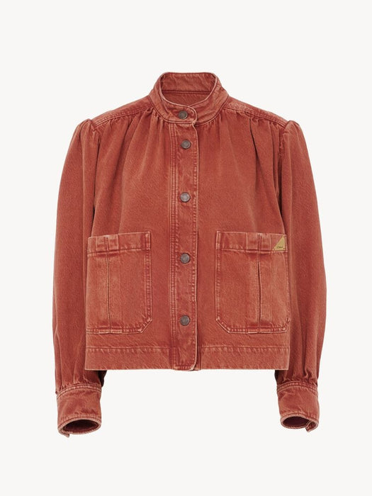High-neck gathered Jacket CH26ADV09255 237 CHLOÉ 