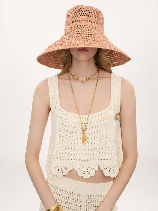 Chloé Raffia capeline hat CH26AHL01NRF 24M CHLOÉ 